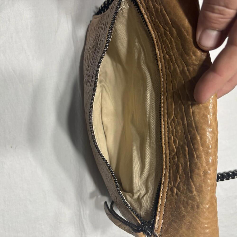 Maxon Collection Purse Tan Leather Crossbody Made in Italy Classic - Picture 9 of 16